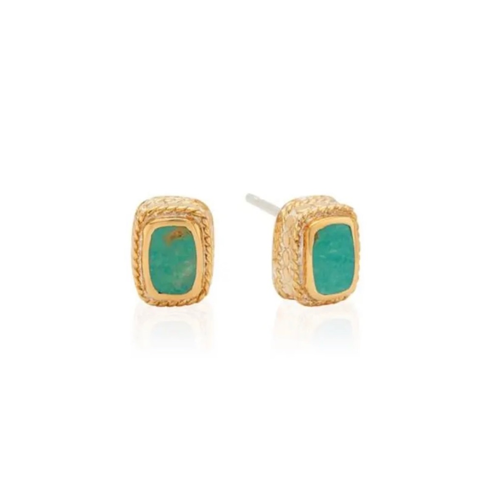 Anna Beck Turquoise Cushion Stud Earrings